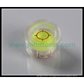 High precision transparent acrylic round level vial,spirit level vial,Washing machine vial